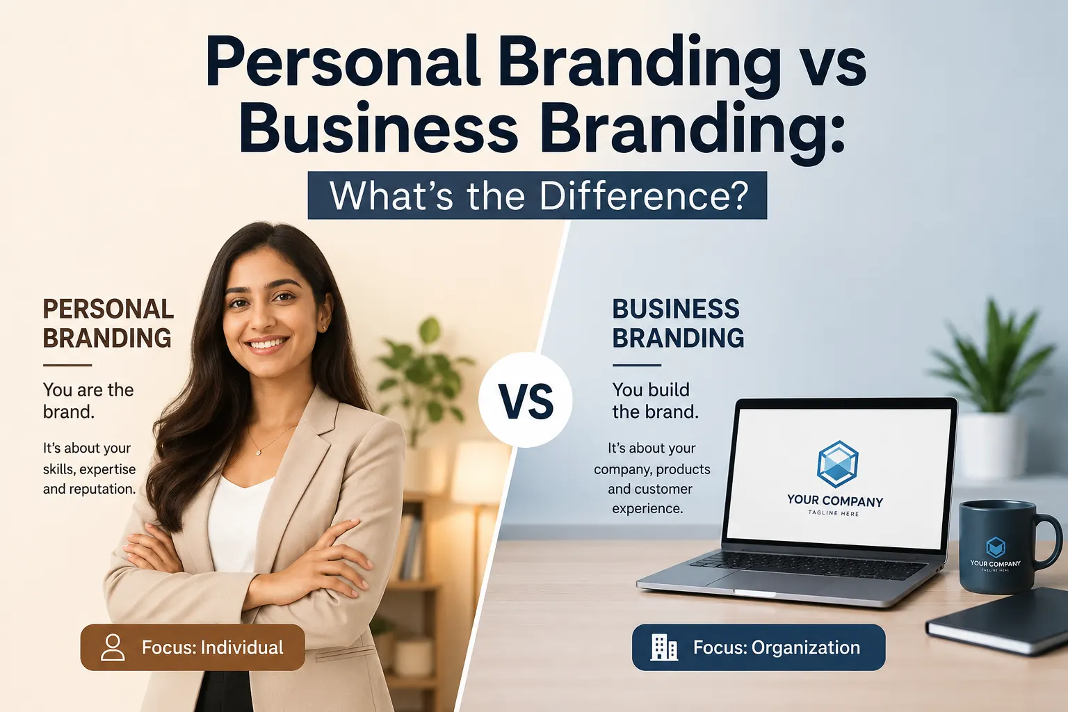 Personal Branding vs Business Branding: What’s the Difference?
