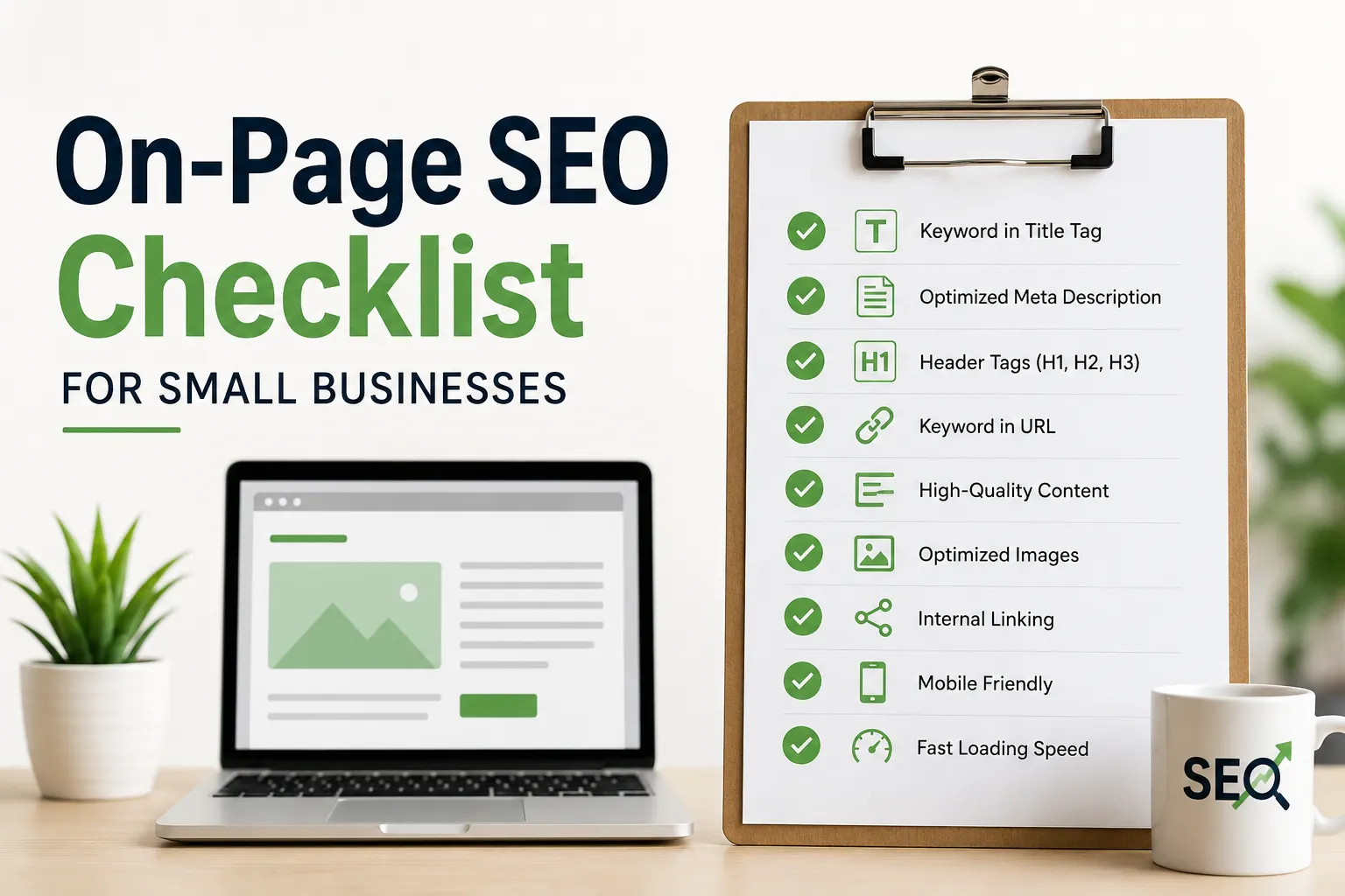 On-Page SEO Checklist for Small Businesses