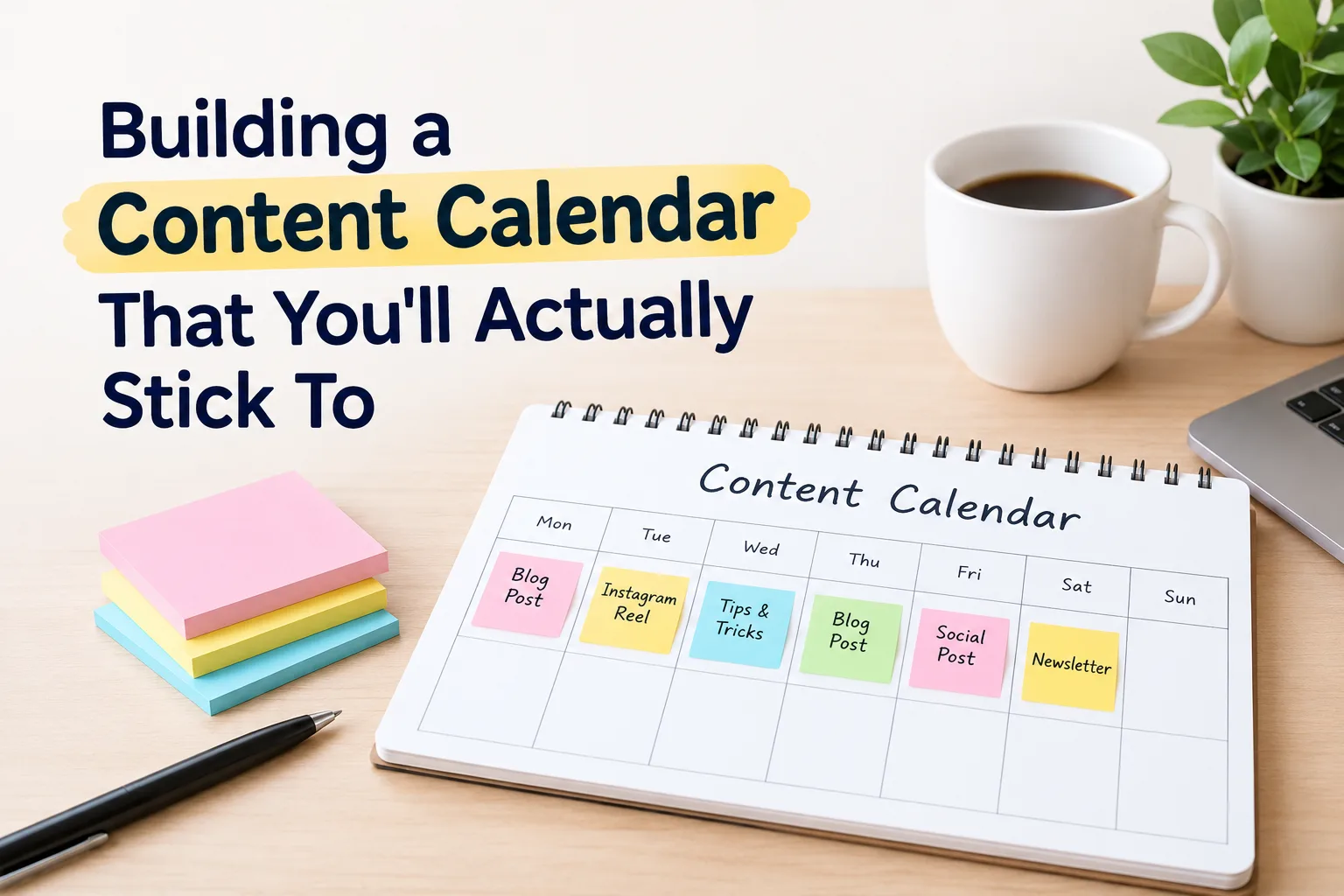 Building a Content Calendar That You’ll Actually Stick To
